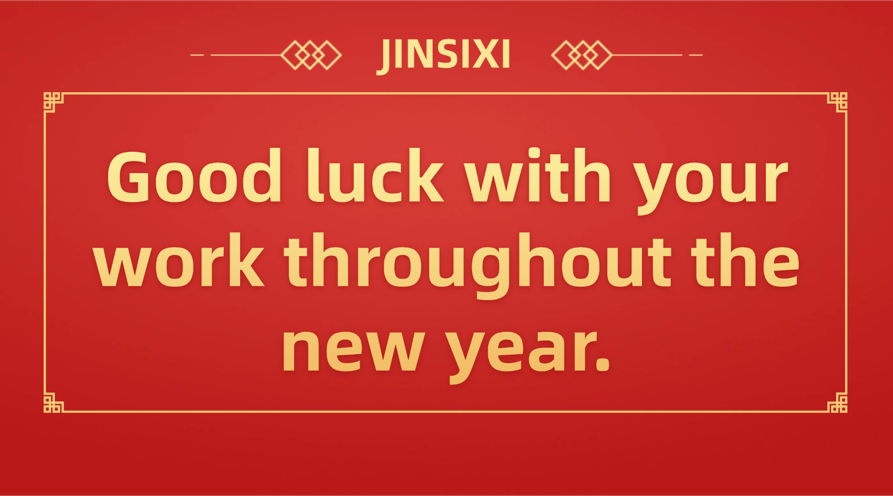 Jinsixi freut sich, mit der Arbeit zu beginnen und gemeinsam Brillanz zu schaffen