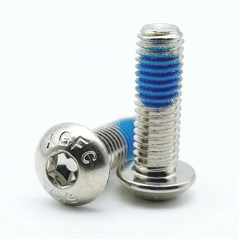 Nickel-plattierte und klebende Hex-Sockel-Kopfschrauben