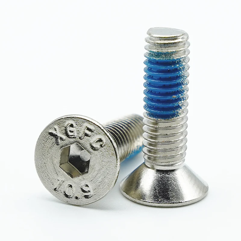 Nickel-geplante und klebende Hex-Sockel-Kopfdeckerschrauben